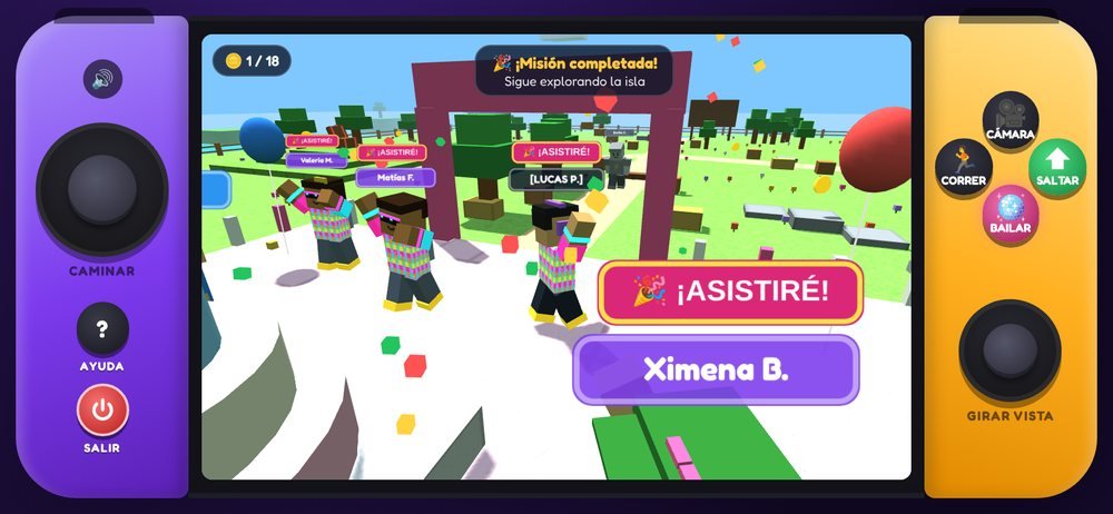 Invitados bailando en la fiesta